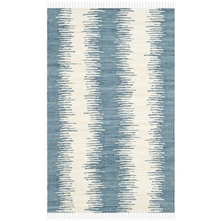 Safavieh 6 x 9 ft. Rectangle Contemporary Montauk Blue Area Rug MTK751A-6